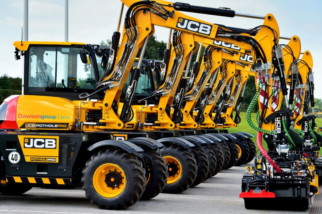 JCB Pothole Pro fleet.